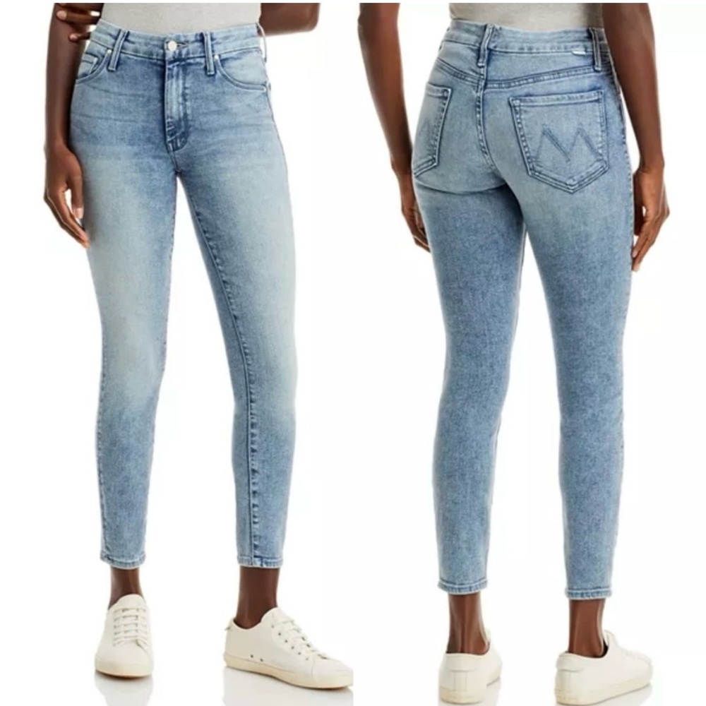 MOTHER Women's Light Blue Skinny Jeans